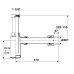Сифон для раковини колбовий Devit DEV001586 випуск d32/d40, хром