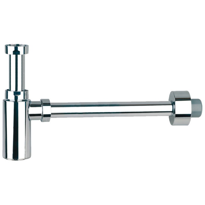 Сифон для раковини колбовий Devit DEV001586 випуск d32/d40, хром