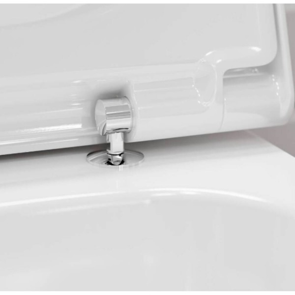 Кришка для унітазу Hansgrohe EluPura S 60148450 soft-close, top fix, білий