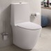 Унітаз компакт RAK Ceramics Sensation SENWC1146AWHA безобідковий з бачком SENWT1800AWHA і сидінням SENSC3901WH Soft Close Унітаз компакт RAK Ceramics Sensation SENWC1146AWHA безобідковий з бачком SENWT1800AWHA і сидінням SENSC3901WH Soft Close