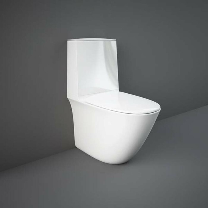 Унітаз компакт RAK Ceramics Sensation SENWC1146AWHA безобідковий з бачком SENWT1800AWHA і сидінням SENSC3901WH Soft Close Унітаз компакт RAK Ceramics Sensation SENWC1146AWHA безобідковий з бачком SENWT1800AWHA і сидінням SENSC3901WH Soft Close