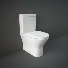 Унітаз-компакт RAK Ceramics RESORT RST17AWHA + RST10AWHA + RESC0004 безобідковий з сидінням Soft-close