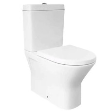 Унітаз-компакт RAK Ceramics RESORT RST17AWHA + RST10AWHA + RESC0004 безобідковий з сидінням Soft-close