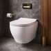 Унітаз підвісний ArtCeram Ten TEV006 05;00+TEA011 05 безобідковий з кришкою soft-close білий матовий
