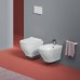 Унітаз підвісний ArtCeram Ten TEV006 05;00+TEA011 05 безобідковий з кришкою soft-close білий матовий