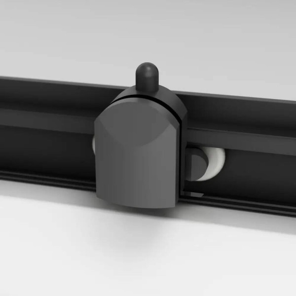 Душова кабіна AM.PM Gem Square Slide W90UG-403-090BT 90x90 см профіль чорний матовий, скло прозоре