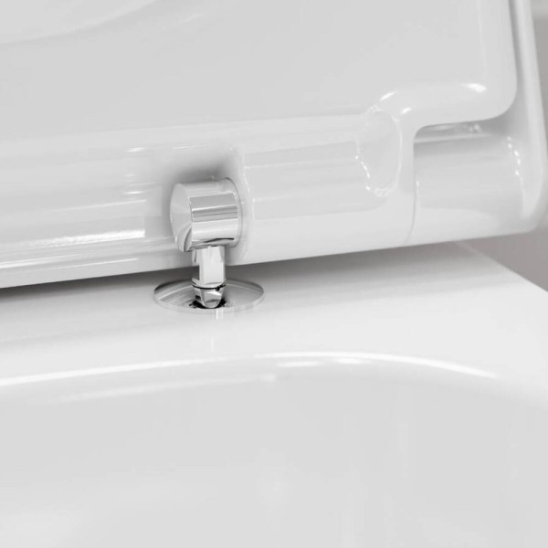 Кришка для унітазу Hansgrohe EluPura Q 60150450 soft-close, top fix, білий