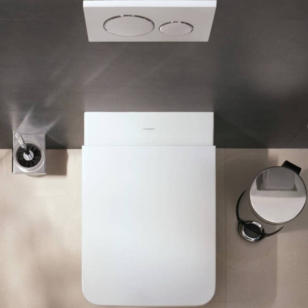 Кришка для унітазу Hansgrohe EluPura Q 60150450 soft-close, top fix, білий