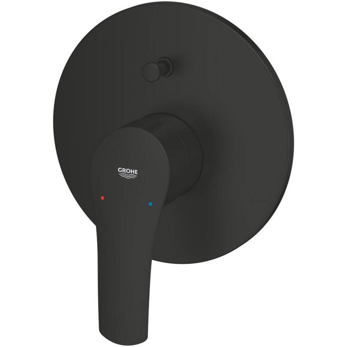 Змішувач прихованого монтажу для ванни/душу Grohe Eurosmart 194502433 чорний матовий