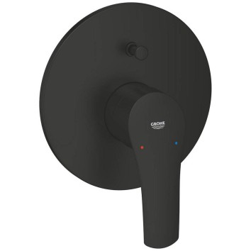 Змішувач прихованого монтажу для ванни/душу Grohe Eurosmart 194502433 чорний матовий