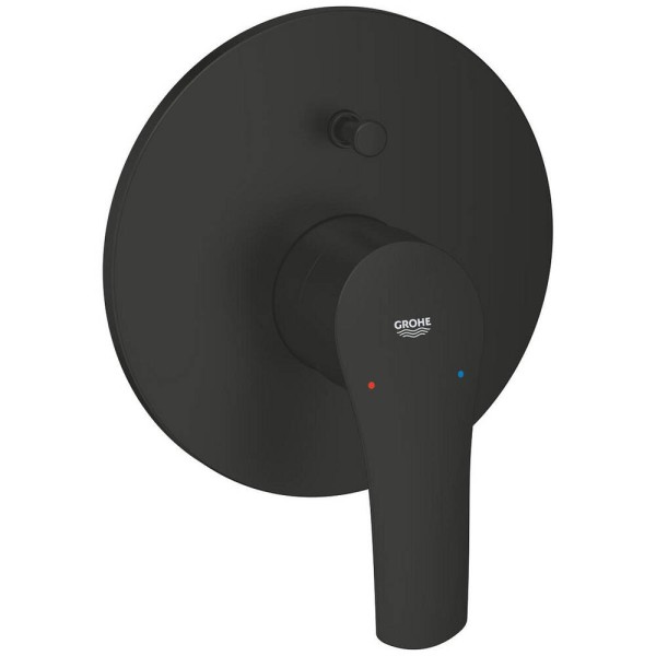 Змішувач прихованого монтажу для ванни/душу Grohe Eurosmart 194502433 чорний матовий