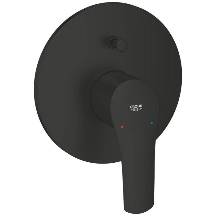 Змішувач прихованого монтажу для ванни/душу Grohe Eurosmart 194502433 чорний матовий