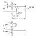 Змішувач прихованого монтажу для раковини Grohe Eurosmart 293382433 M-Size, чорний матовий Змішувач прихованого монтажу для раковини Grohe Eurosmart 293382433 M-Size, чорний матовий