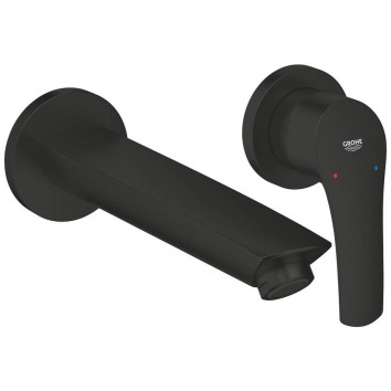 Змішувач прихованого монтажу для раковини Grohe Eurosmart 293382433 M-Size, чорний матовий
