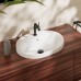 Раковина Hansgrohe Xuniva U 550x450 мм врізна з переливом, білий 60161450 Раковина Hansgrohe Xuniva U 550x450 мм врізна з переливом, білий 60161450