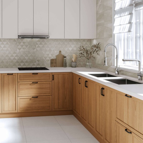 Керамограніт Golden Tile Stone Story Сірий SY2830 40х40 см
