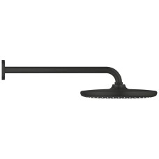 Верхній душ Grohe Tempesta 250 266682430 з кронштейном до стіни, чорний матовий