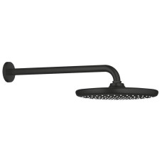 Верхній душ Grohe Tempesta 250 266682430 з кронштейном до стіни, чорний матовий
