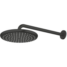 Верхній душ Grohe Tempesta 250 266682430 з кронштейном до стіни, чорний матовий