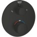 Змішувач прихованого монтажу для душу Grohe Grohtherm 1022082430 з термостатом, чорний матовий