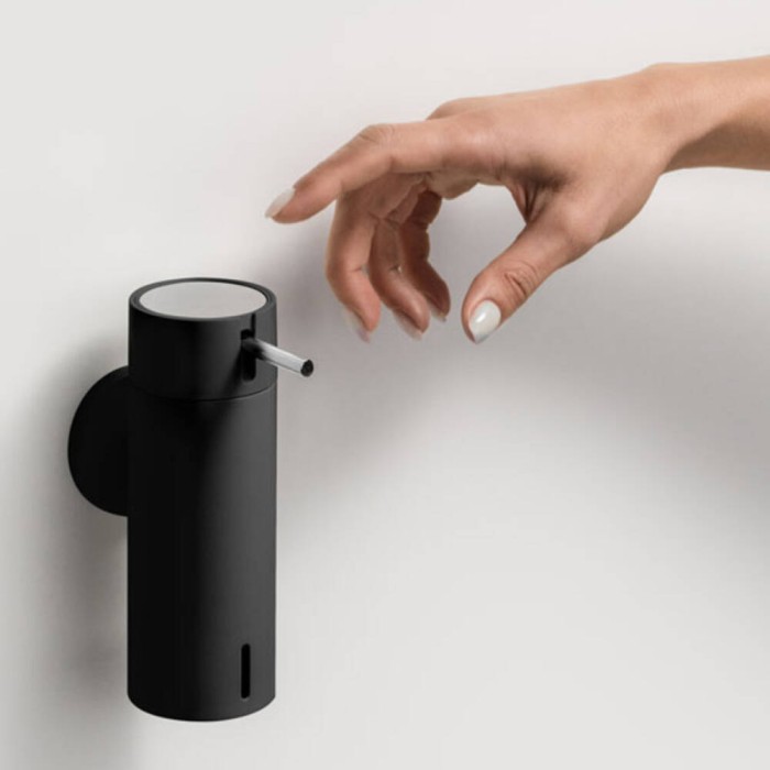 Дозатор для рідкого мила Liberta Roll Black чорний матовий