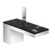 Накладка для змішувача Axor MyEdition 47913000 200 мм мармур Nero Marquina Накладка для змішувача Axor MyEdition 47913000 200 мм мармур Nero Marquina