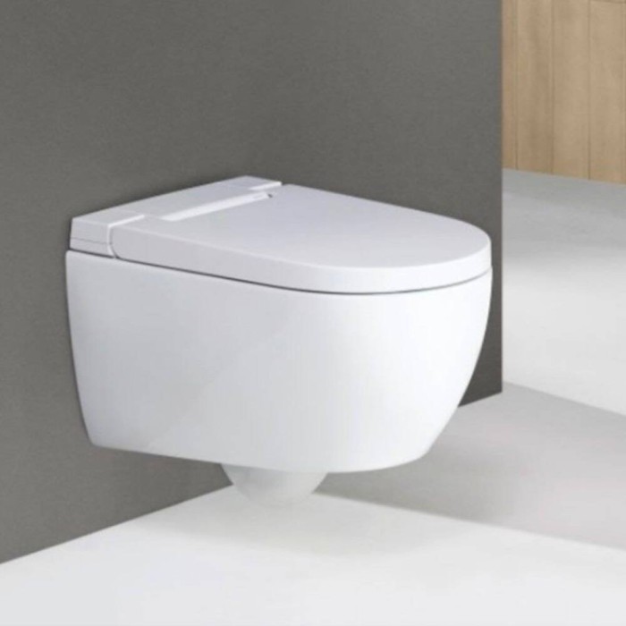 Унітаз-біде підвісний Geberit AquaClean Alba 146.350.01.1, KeraTect, накладка біла Унітаз-біде підвісний Geberit AquaClean Alba 146.350.01.1, KeraTect, накладка біла