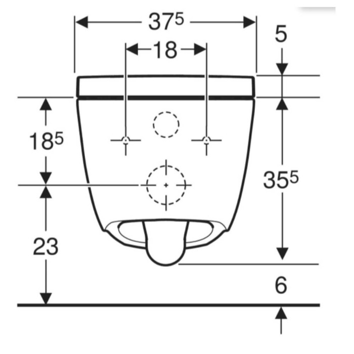 Унітаз-біде підвісний Geberit AquaClean Alba 146.350.01.1, KeraTect, накладка біла Унітаз-біде підвісний Geberit AquaClean Alba 146.350.01.1, KeraTect, накладка біла