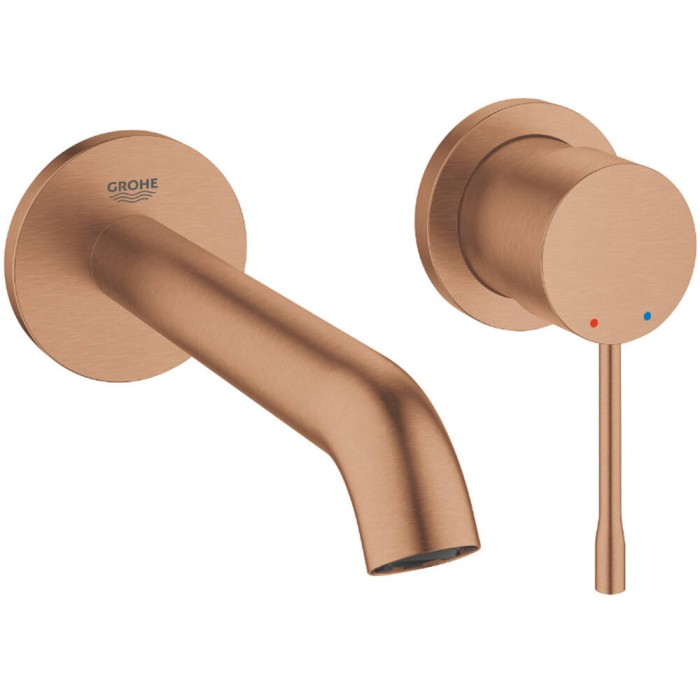 Змішувач прихованого монтажу для раковини Grohe Essence New 29192DL1 теплий захід сонця (брашоване рожеве золото)