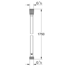 Душовий шланг Grohe Silverflex 28388001 1,75 м