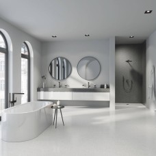 Змішувач прихованого монтажу для душу Grohe Plus 24093AL3 графіт темний матовий