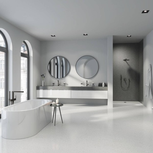 Змішувач прихованого монтажу для душу Grohe Plus 24093AL3 графіт темний матовий