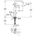 Змішувач для раковини Grohe Essence 24170GL1 XL золото