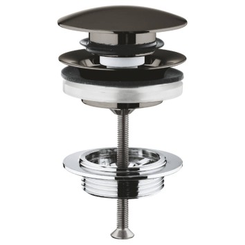 Донний клапан для раковини Grohe 65807AL0 click-clack графіт