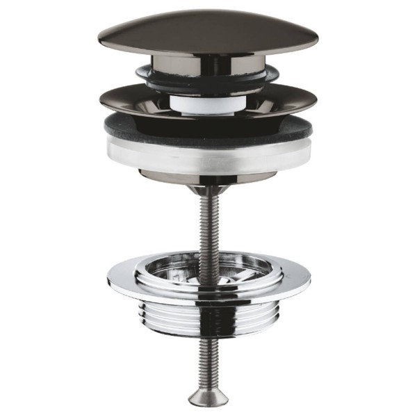 Донний клапан для раковини Grohe 65807AL0 click-clack графіт