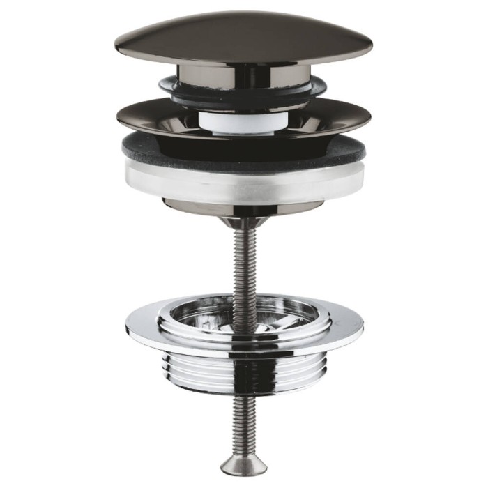 Донний клапан для раковини Grohe 65807AL0 click-clack графіт