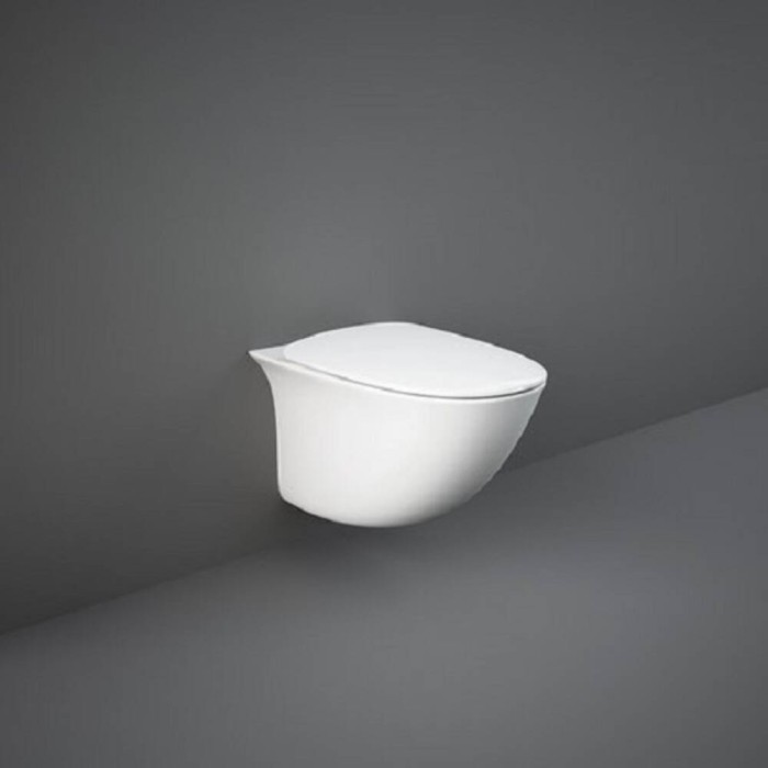 Унітаз підвісний RAK Ceramics Sensation SENWC1446AWHA, SENSC3901WH безобідковий з кришкою Soft Close Унітаз підвісний RAK Ceramics Sensation SENWC1446AWHA, SENSC3901WH безобідковий з кришкою Soft Close
