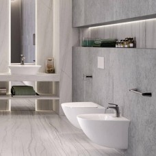 Унітаз підвісний RAK Ceramics Sensation SENWC1446AWHA, SENSC3901WH безобідковий з кришкою Soft Close