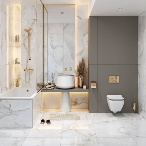 Керамограніт Almera Ceramica (Spain) N.Basil white pul 60x120 см