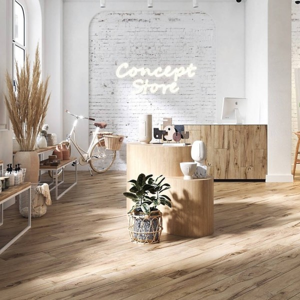 Керамограніт Opoczno Pl+ Passion Oak Brown Mat Rect 22,1x89 см