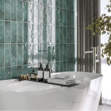 Плитка Golden Tile Como Зелений Рельєф CO4061 10Х30 см