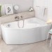 Ванна акрилова Cersanit Sicilia S301-098 / AZBA1000923342 асиметрична права 170х100 см з ніжками