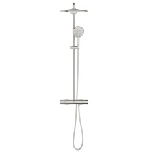 Душова система Grohe Rainshower SmartActive 26836DC0 з термостатом, суперсталь