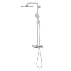 Душова система Grohe Rainshower SmartActive 26836DC0 з термостатом, суперсталь