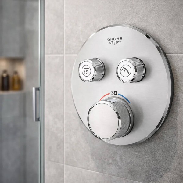 Змішувач прихованого монтажу Grohtherm Grohe SmartControl 29119DC0 з термостатом
