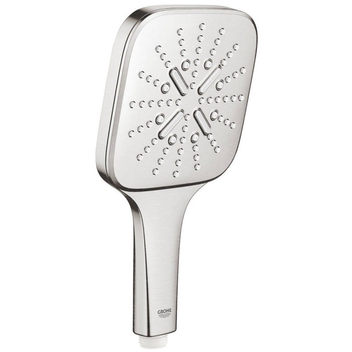 Ручний душ Grohe Rainshower SmartActive Cube 26582DC0 3 режими струменю, суперсталь