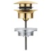 Донний клапан для раковини Grohe 65807GN0 клік-клак, брашоване золото