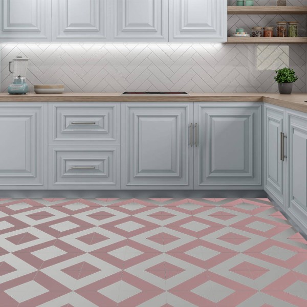Керамограніт Ceramica Deseo Ec. Zebra Pink 22,3x22,3 см