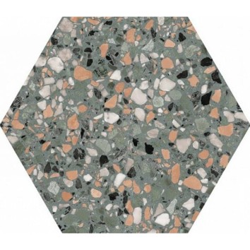 Керамограніт WOW 123384 Terrazzo Teal 32х36,8 см
