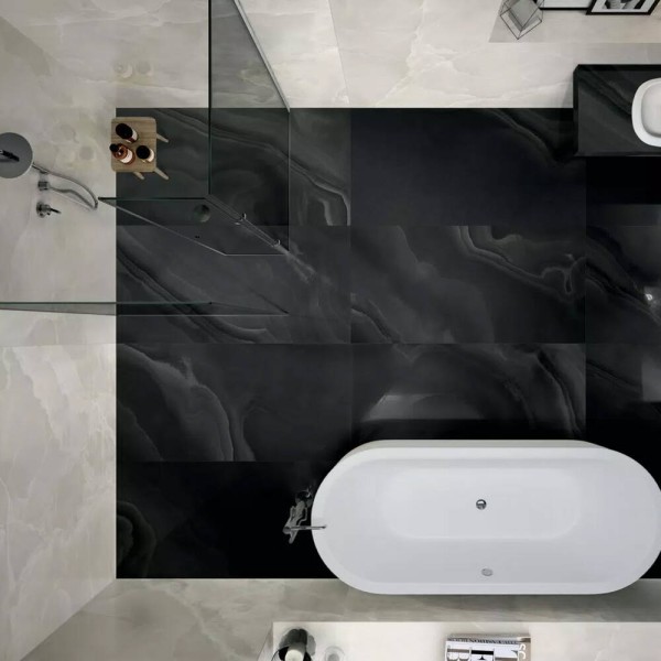 Керамограніт Florim Group 779256 Eccentric Luxe Smoky Black Glo Ret 60x120 см